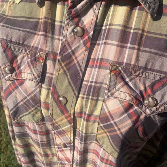 American Eagle Vintage Fit Pearl snap - Picture 3 of 7